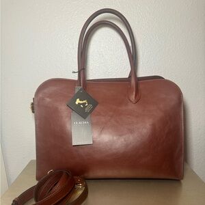 Viral Claudia Firenze handbag Tote leather